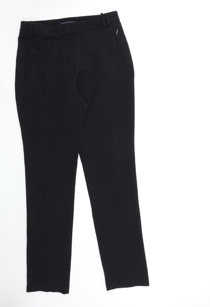Womens UK Size 10 Marks and Spencer Regular Fit  Black Trousers