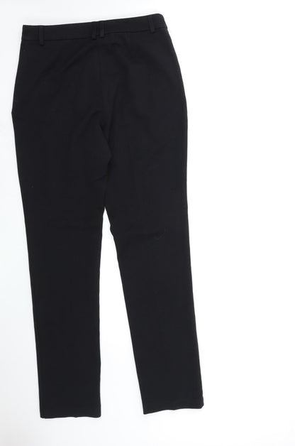 Womens UK Size 10 Marks and Spencer Regular Fit  Black Trousers