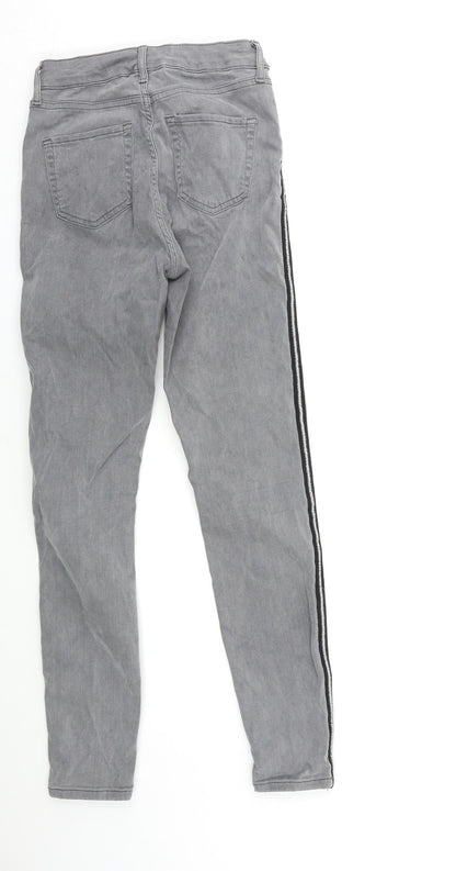 Womens UK Size 8 Marks and Spencer Regular Fit Skinny Grey Jeans