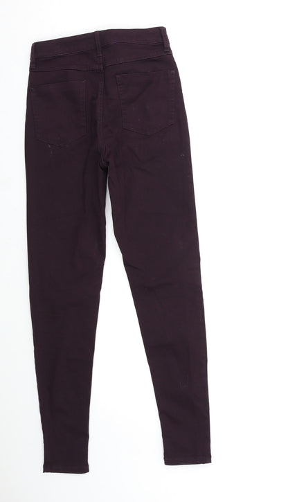 Womens UK Size 8 Marks and Spencer Regular Fit Skinny Red Jeans