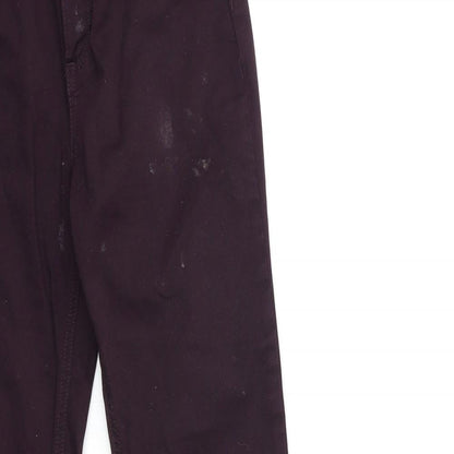 Womens UK Size 8 Marks and Spencer Regular Fit Skinny Red Jeans