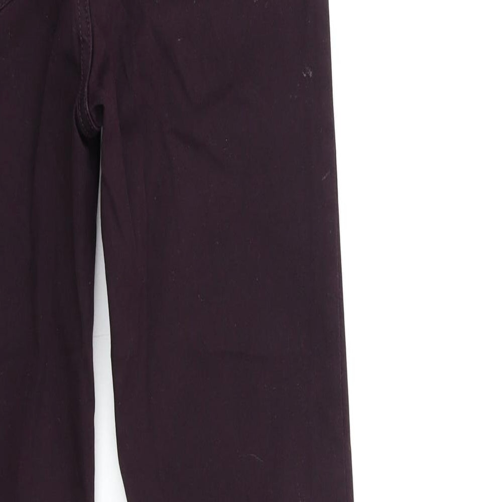 Womens UK Size 8 Marks and Spencer Regular Fit Skinny Red Jeans