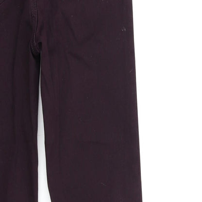Womens UK Size 8 Marks and Spencer Regular Fit Skinny Red Jeans