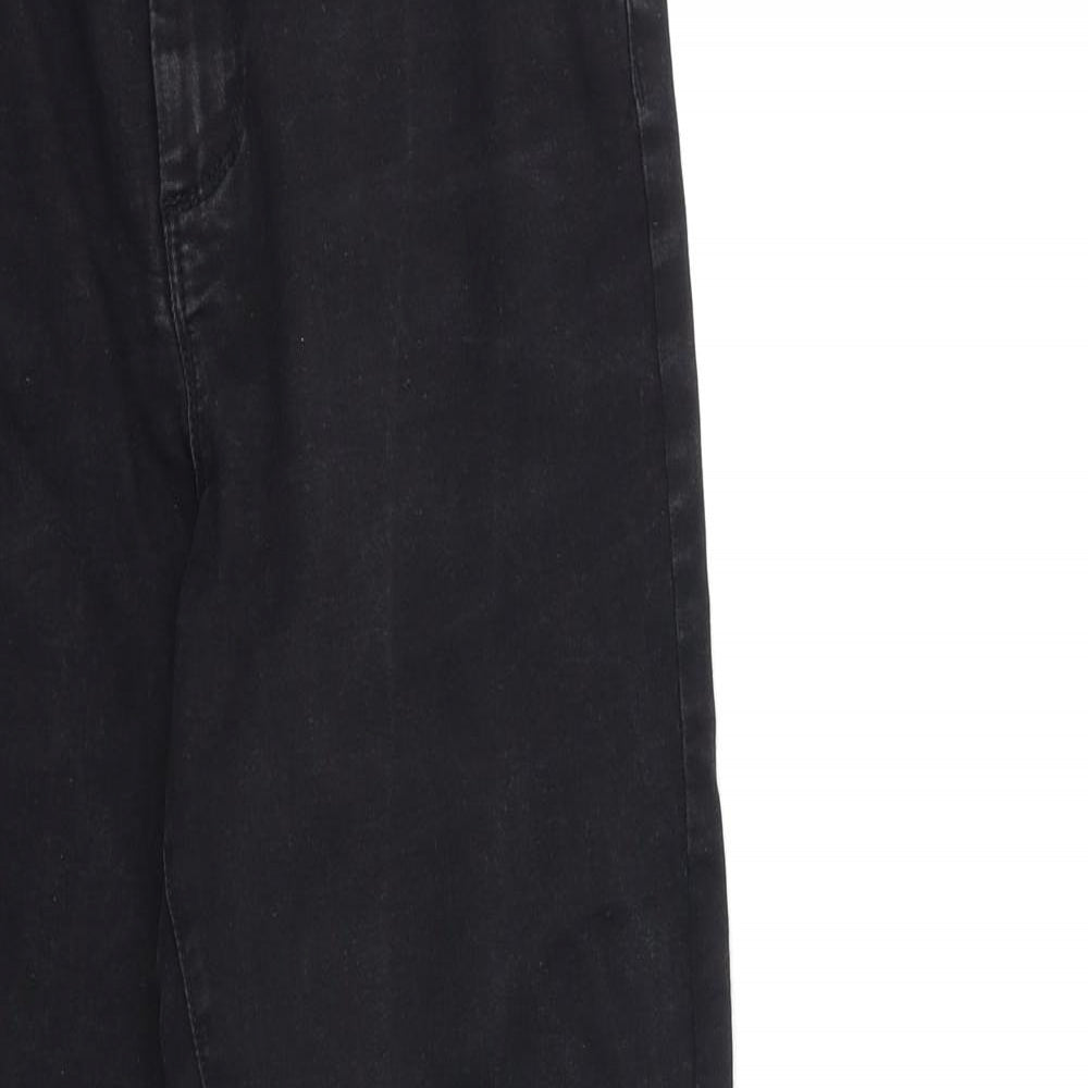 Denim & Co. Womens Black  Denim Skinny Jeans Size 16 L28 in