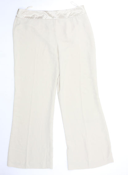 charlotte barclay Womens Beige   Trousers  Size 16 L30 in