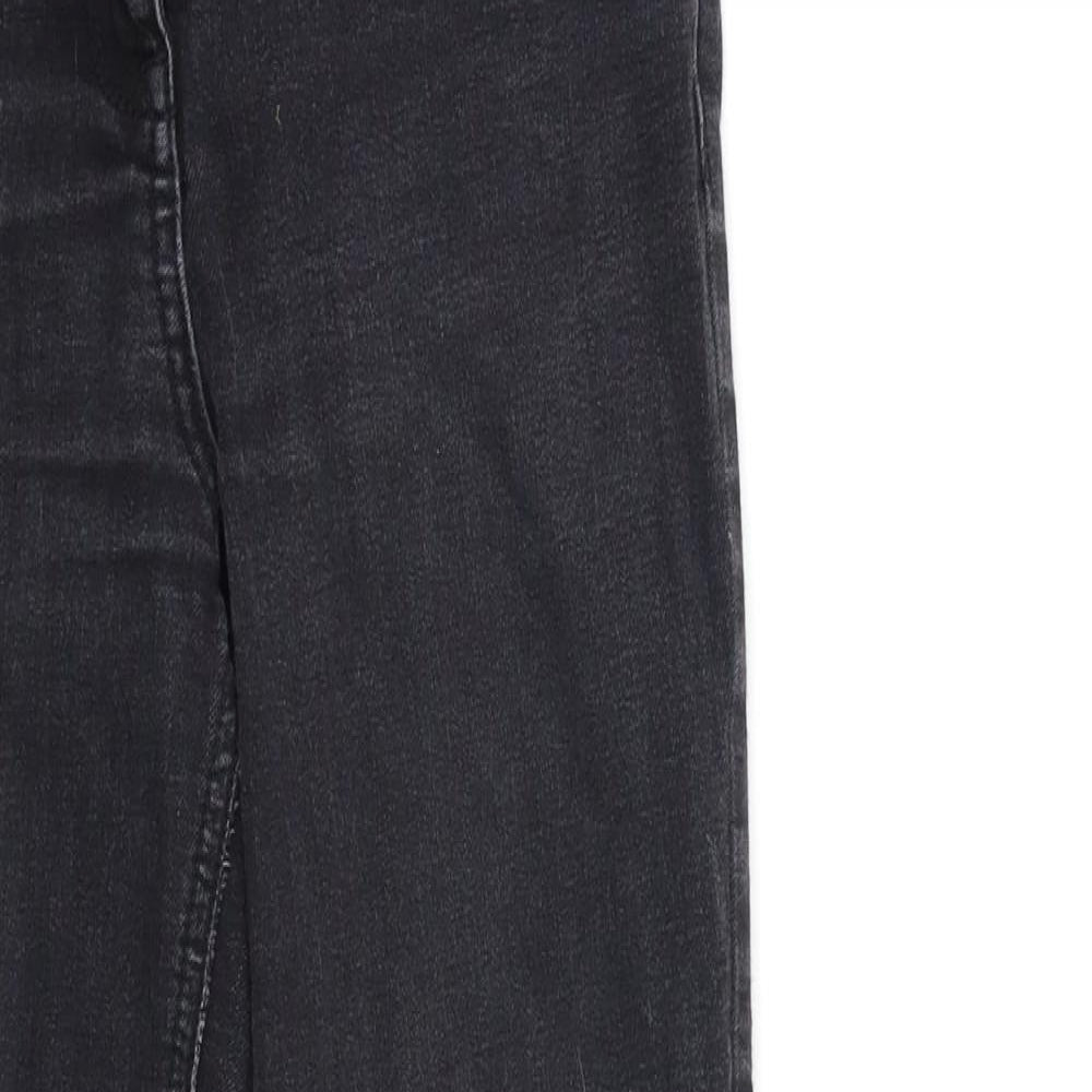 Matalan Womens Black  Denim Skinny Jeans Size 8 L28 in