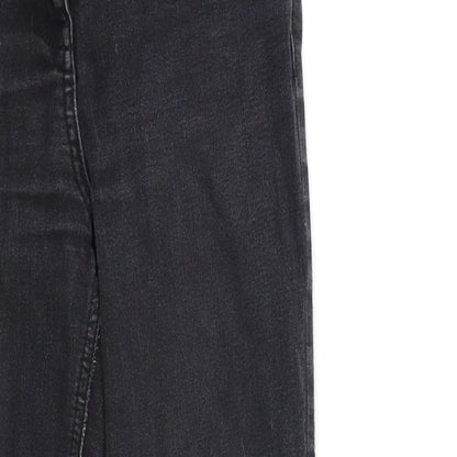 Matalan Womens Black  Denim Skinny Jeans Size 8 L28 in