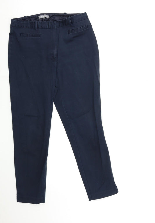 Womens UK Size 12 Principles Regular Fit  Blue Trousers