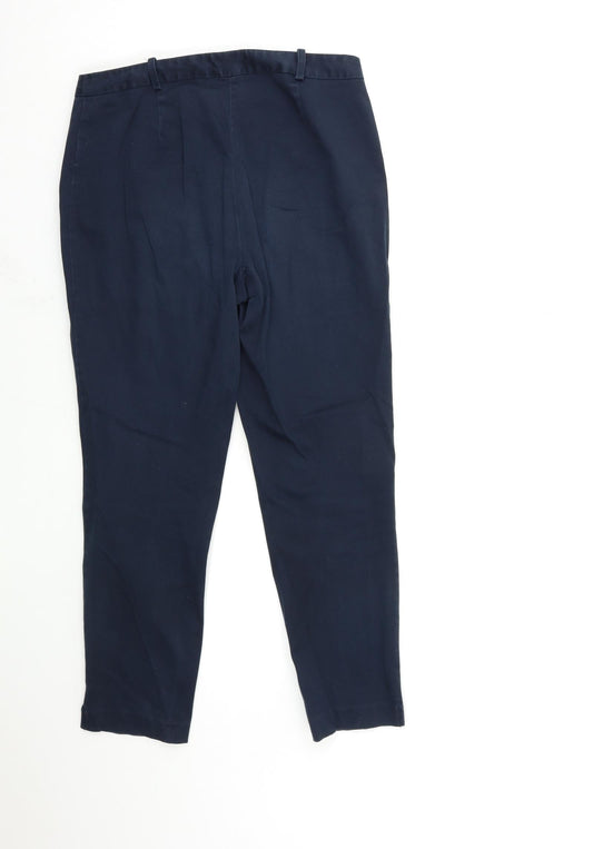 Womens UK Size 12 Principles Regular Fit  Blue Trousers