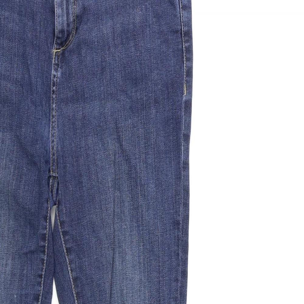 NINE Womens Blue  Denim Skinny Jeans Size 10 L29 in