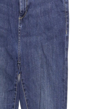 NINE Womens Blue  Denim Skinny Jeans Size 10 L29 in