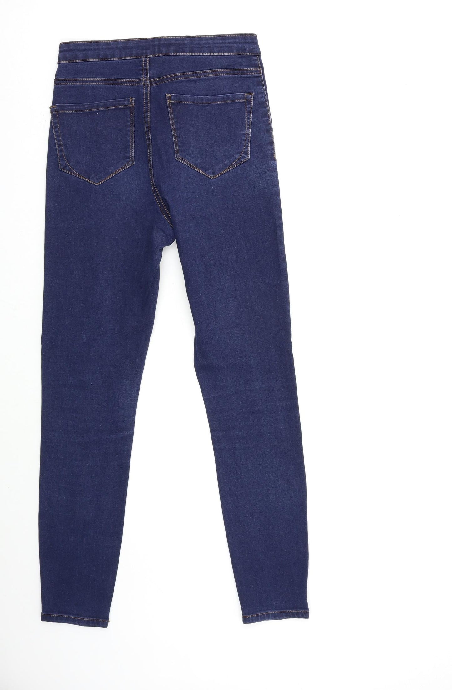 Denim & Co. Womens Blue  Denim Skinny Jeans Size 8 L27 in