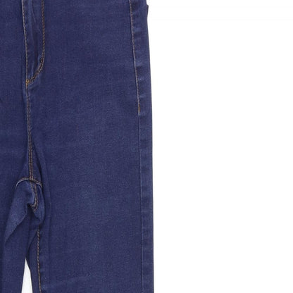 Denim & Co. Womens Blue  Denim Skinny Jeans Size 8 L27 in