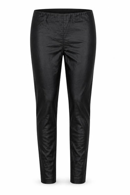 Front view of H&M women’s black jegging jeans, size UK 6, 30-inch leg