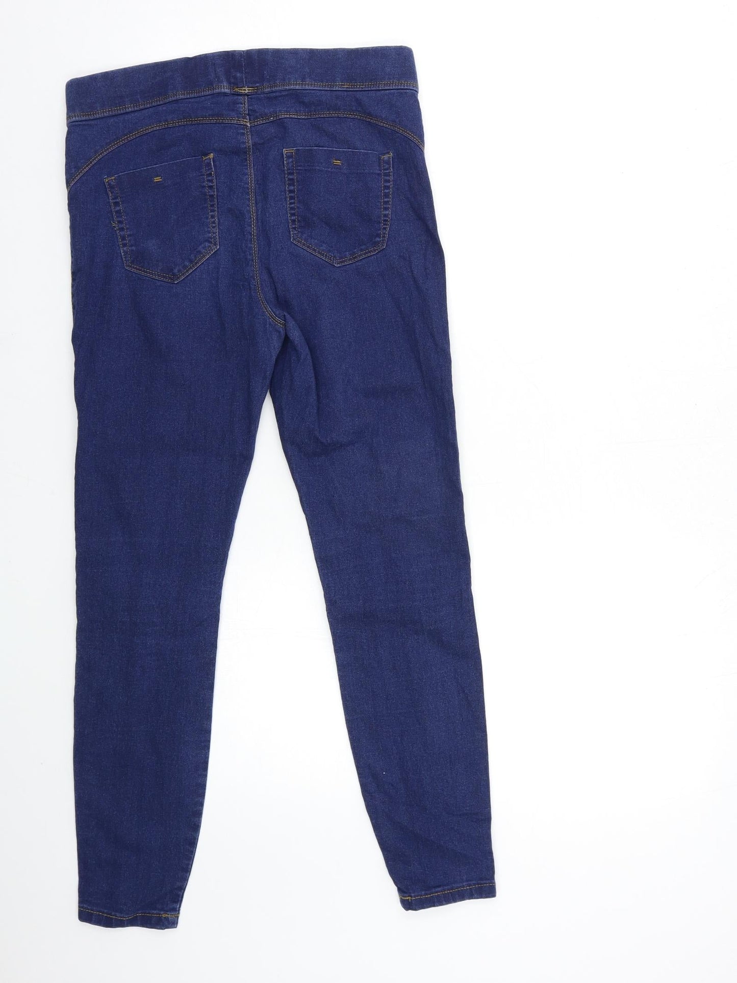 Denim & Co. Womens Blue  Denim Jegging Jeans Size 12 L27 in