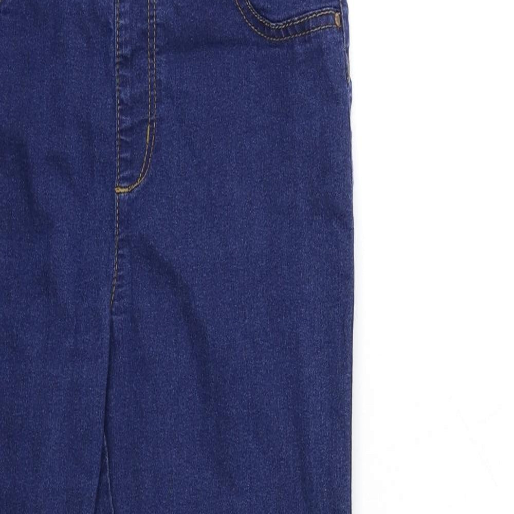Denim & Co. Womens Blue  Denim Jegging Jeans Size 12 L27 in