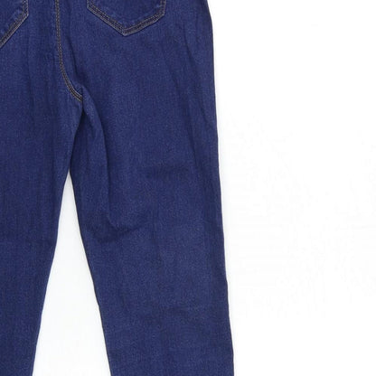 Denim & Co. Womens Blue  Denim Jegging Jeans Size 12 L27 in