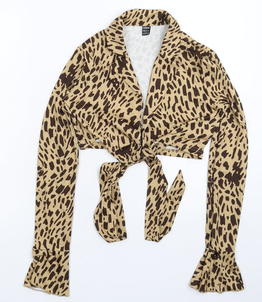 SheIn Womens Beige   Basic Blouse Size S