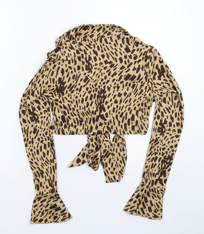 SheIn Womens Beige   Basic Blouse Size S