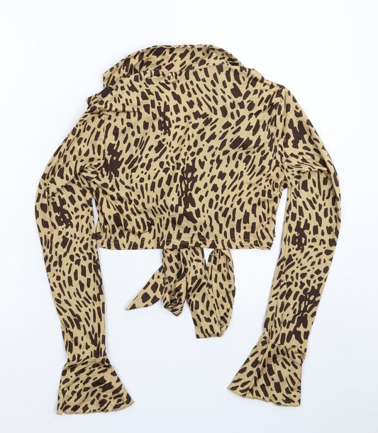 SheIn Womens Beige   Basic Blouse Size S