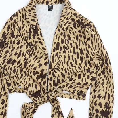 SheIn Womens Beige   Basic Blouse Size S