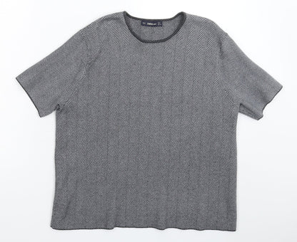 Womens UK Size L Zara Grey Pullover Jumper