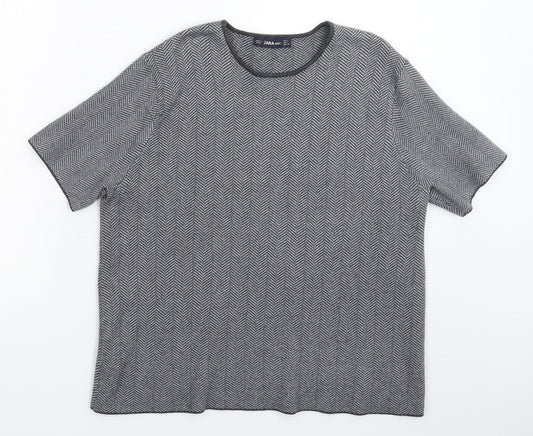 Womens UK Size L Zara Grey Pullover Jumper