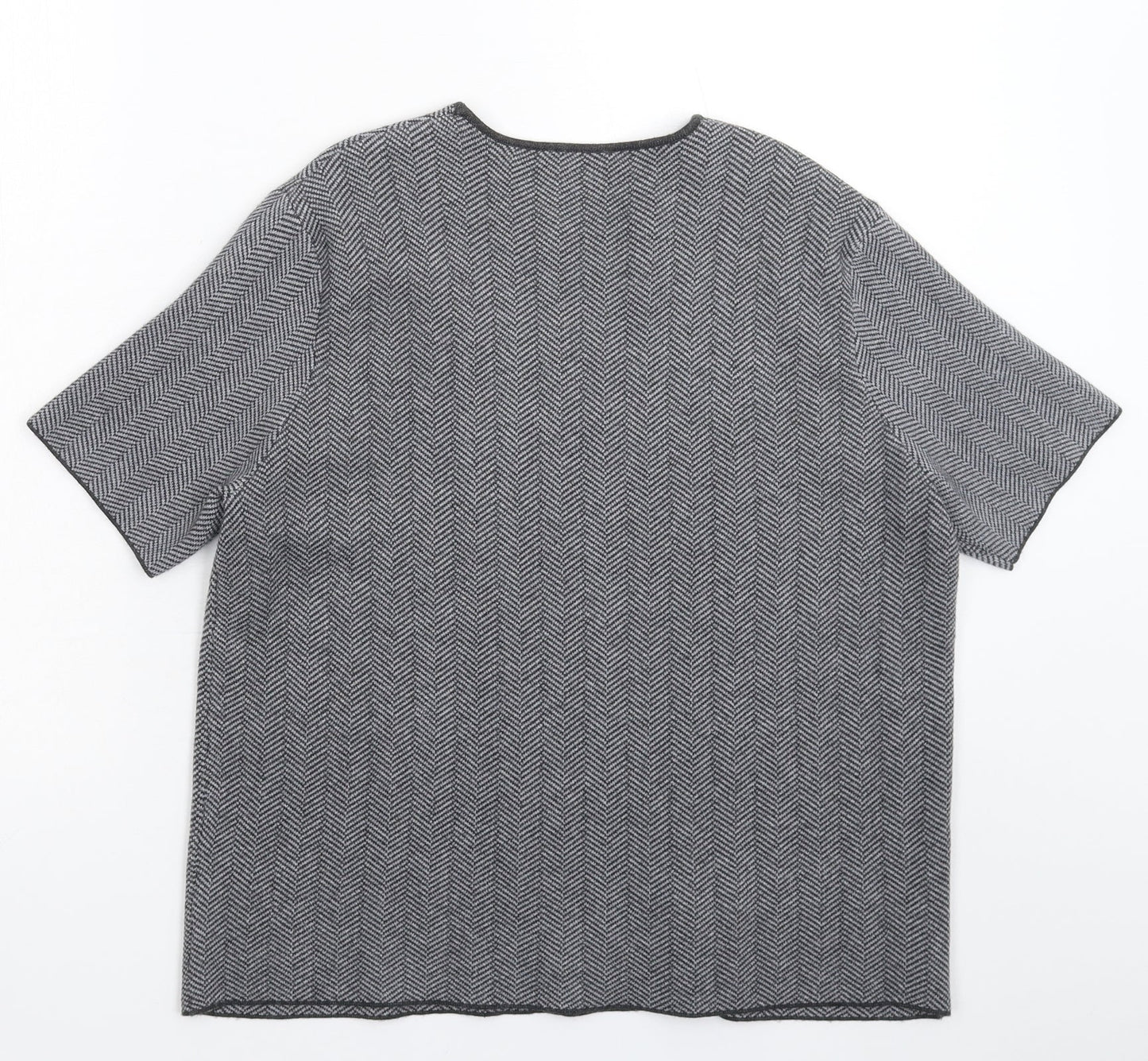 Womens UK Size L Zara Grey Pullover Jumper