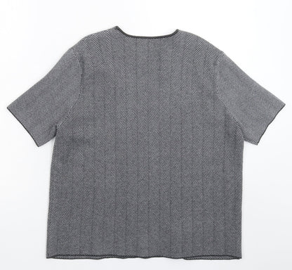 Womens UK Size L Zara Grey Pullover Jumper