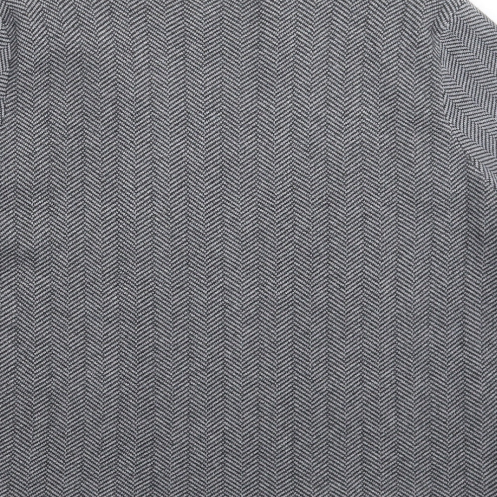 Womens UK Size L Zara Grey Pullover Jumper