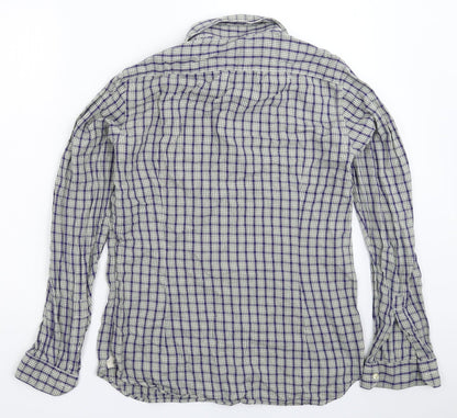 Tintoria Mens Multicoloured Check   Dress Shirt Size 15.5