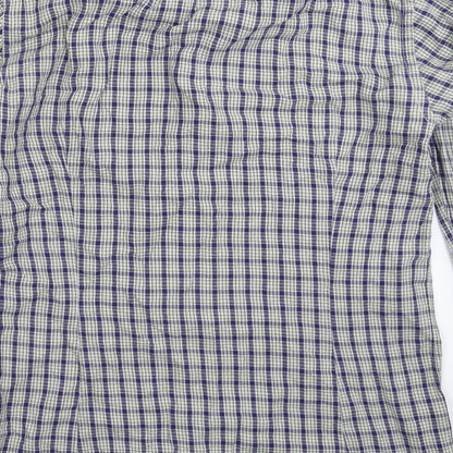 Tintoria Mens Multicoloured Check   Dress Shirt Size 15.5