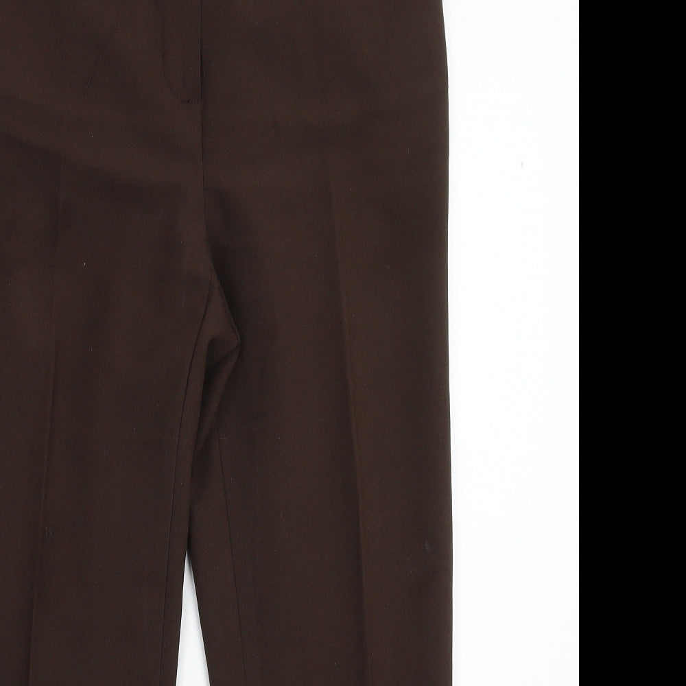 Womens UK Size 10 Marks and Spencer Regular Fit Dress Pants Grey Trousers