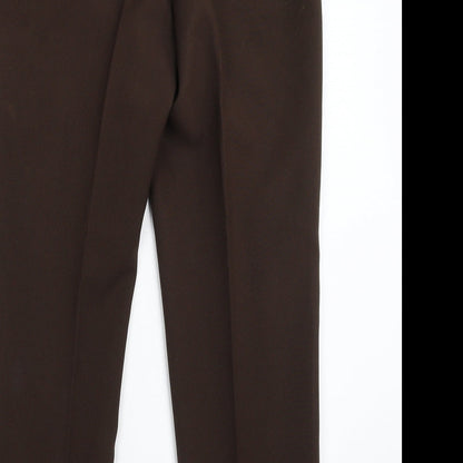 Womens UK Size 10 Marks and Spencer Regular Fit Dress Pants Grey Trousers