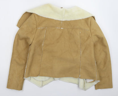 Missguided Womens Beige   Jacket  Size 10