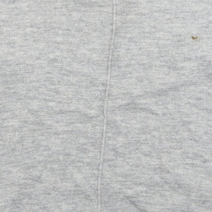 Brand and care label for H&M women’s grey knit jumper, size XS