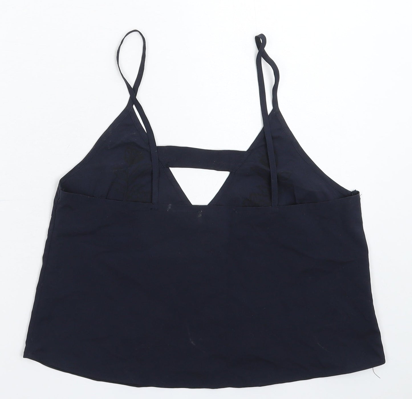 Womens UK Size 8 New Look Blue Basic Tank