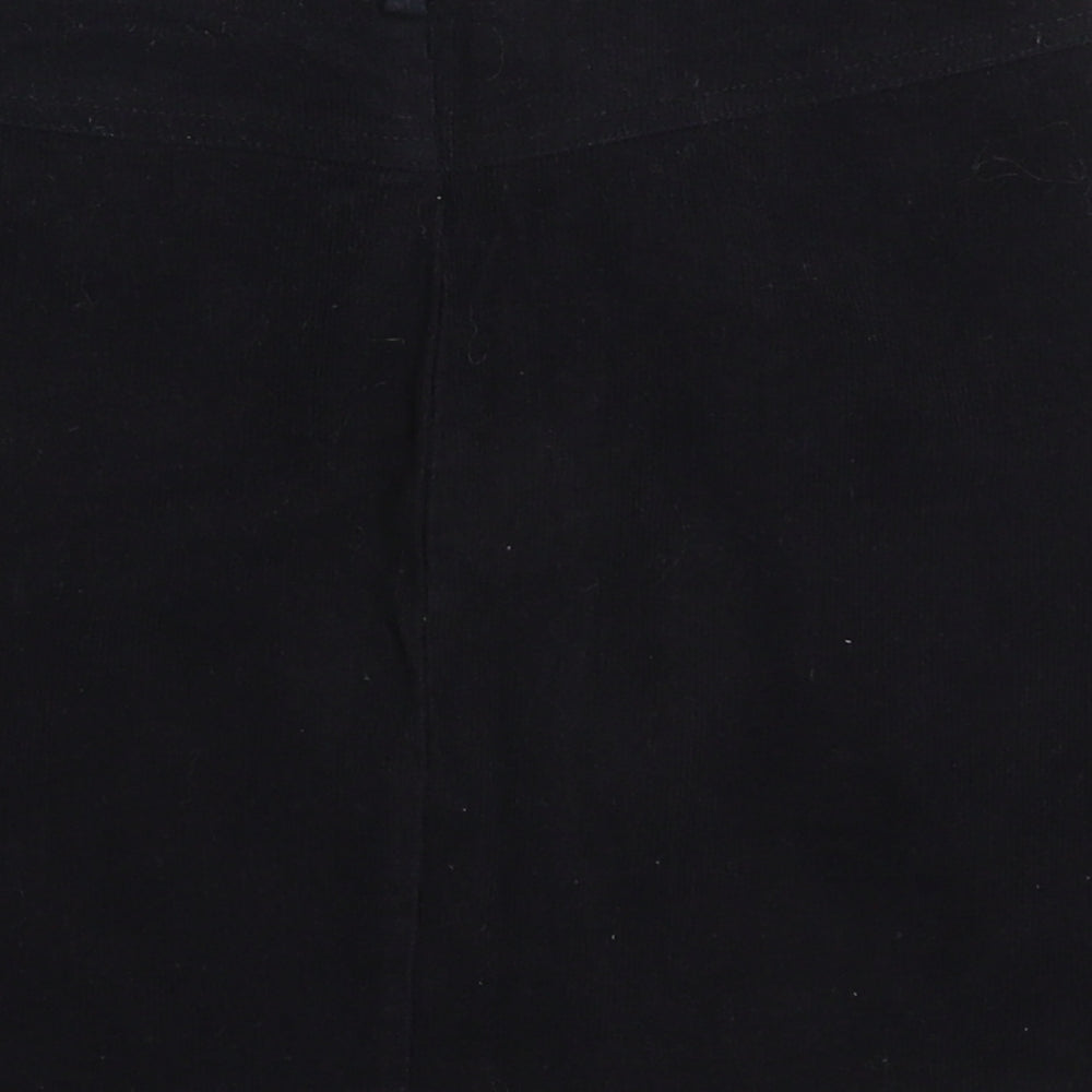 SheIn Womens Black  Corduroy Mini Skirt Size XS