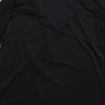 Boohoo Womens Black   Basic Blouse Size 10