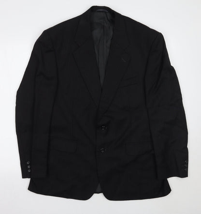 Mens UK Size 44 Marks and Spencer Regular Black Suit Jacket