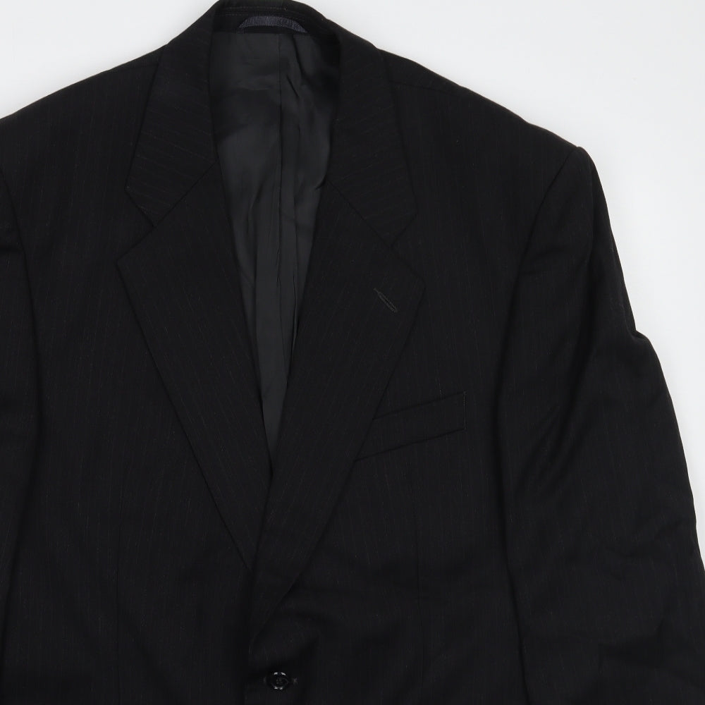 Mens UK Size 44 Marks and Spencer Regular Black Suit Jacket