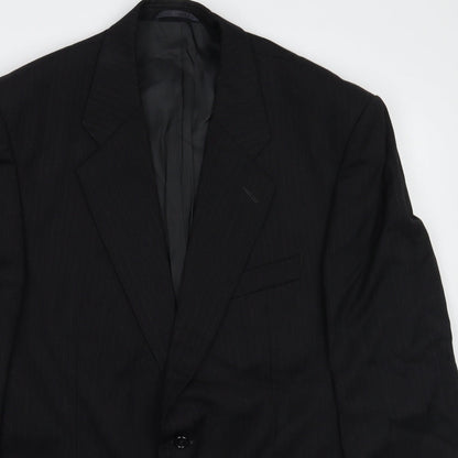 Mens UK Size 44 Marks and Spencer Regular Black Suit Jacket