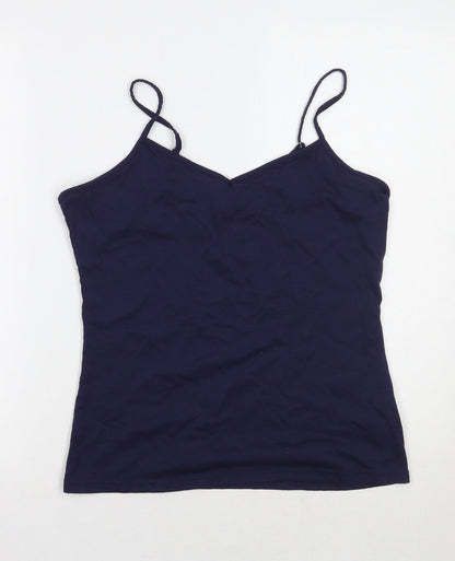 Womens UK Size M Newlook Purple Basic Tank