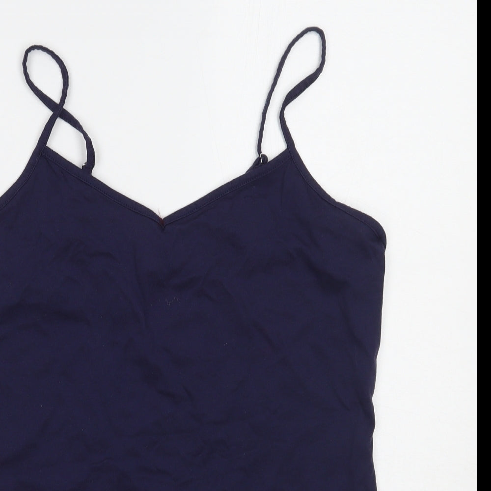Womens UK Size M Newlook Purple Basic Tank