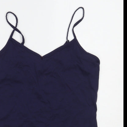 Womens UK Size M Newlook Purple Basic Tank