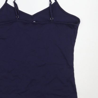 Womens UK Size M Newlook Purple Basic Tank