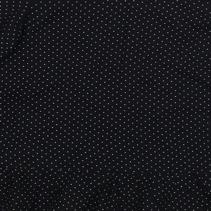 H&M Girls Black Polka Dot  Basic Blouse Size 2 Years