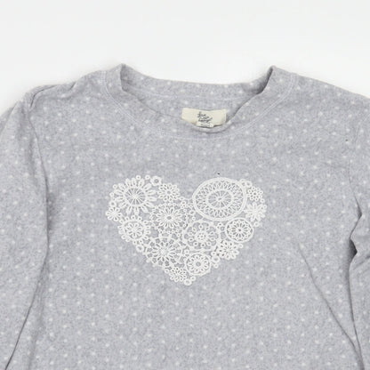 Primark Womens Grey Polka Dot  Pullover Jumper Size 10