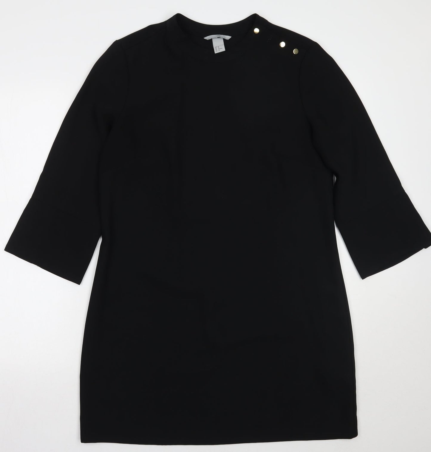 H&M Womens Black   A-Line  Size 10