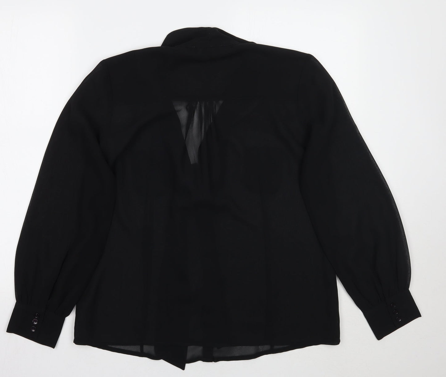 First avenue Womens Black   Basic Blouse Size 12